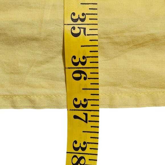 Vineyard Vines Buttercream Yellow  Embroidered Easter Spring  Mini Dress 6 - Picture 16 of 16